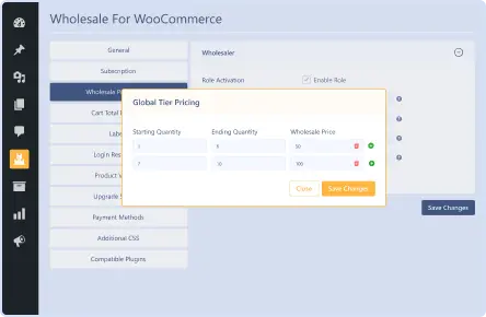 Tiered Pricing for Bulk Orders
