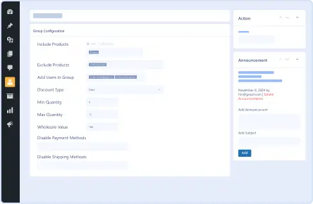 Wholesale User Groups